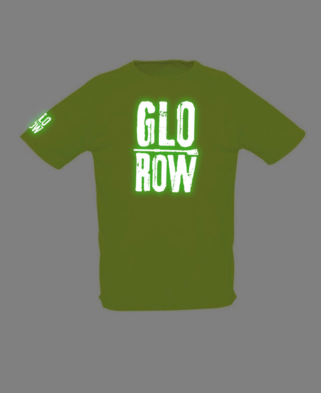 Glo Row Men’s Neon Green Sports T-Shirt