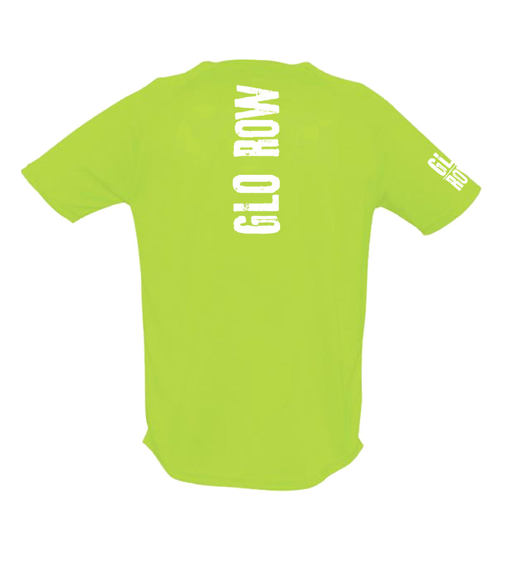Glo Row Men’s Neon Green Sports T-Shirt