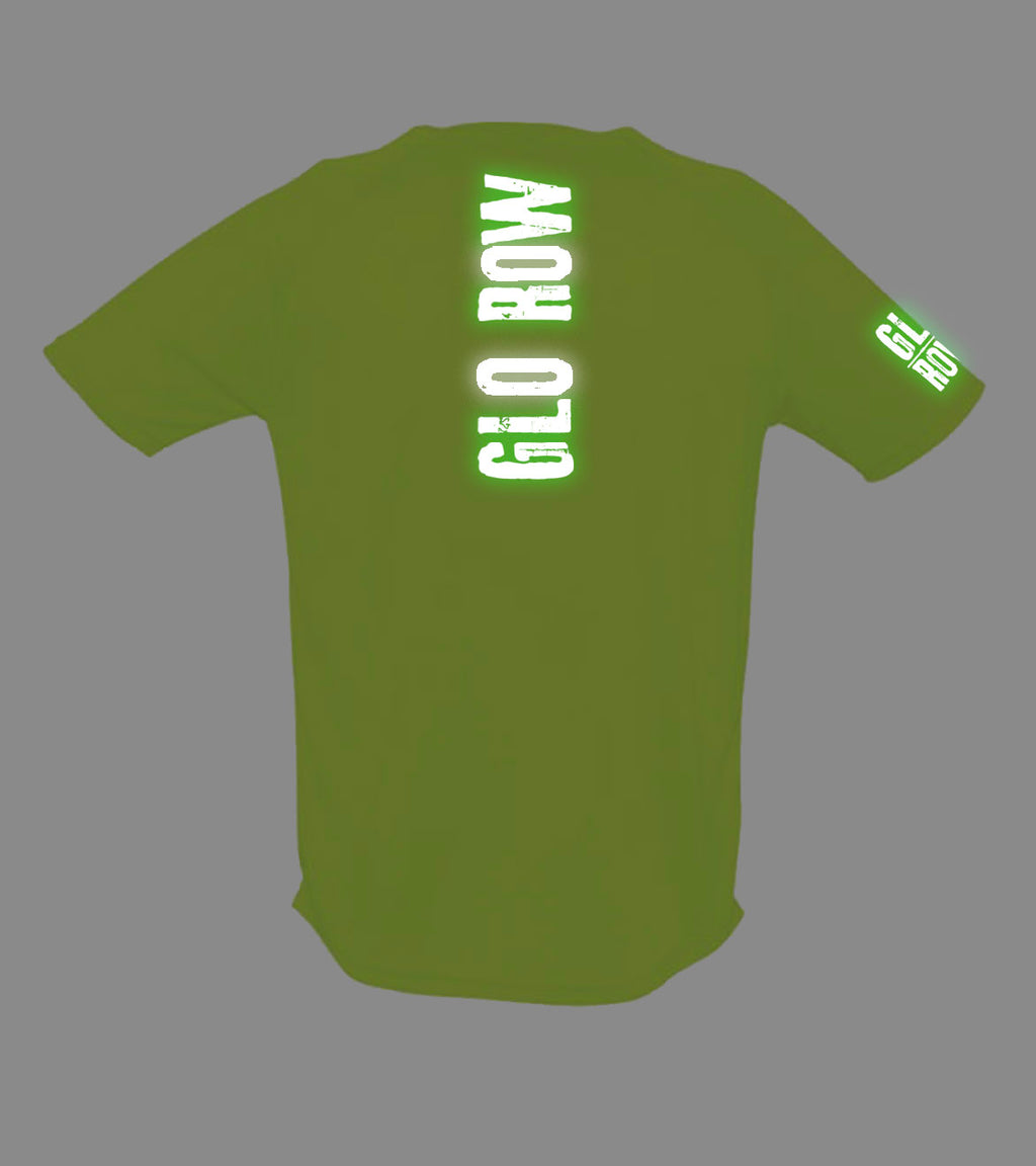 Glo Row Men’s Neon Green Sports T-Shirt
