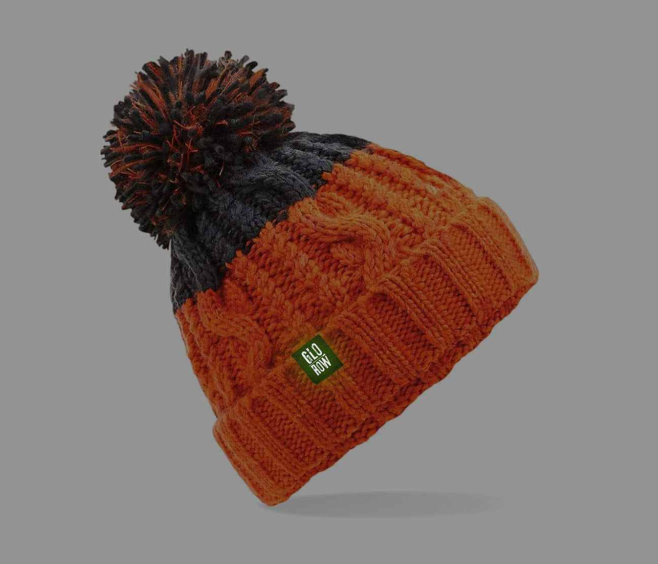 Après Beanie – Orange and Grey