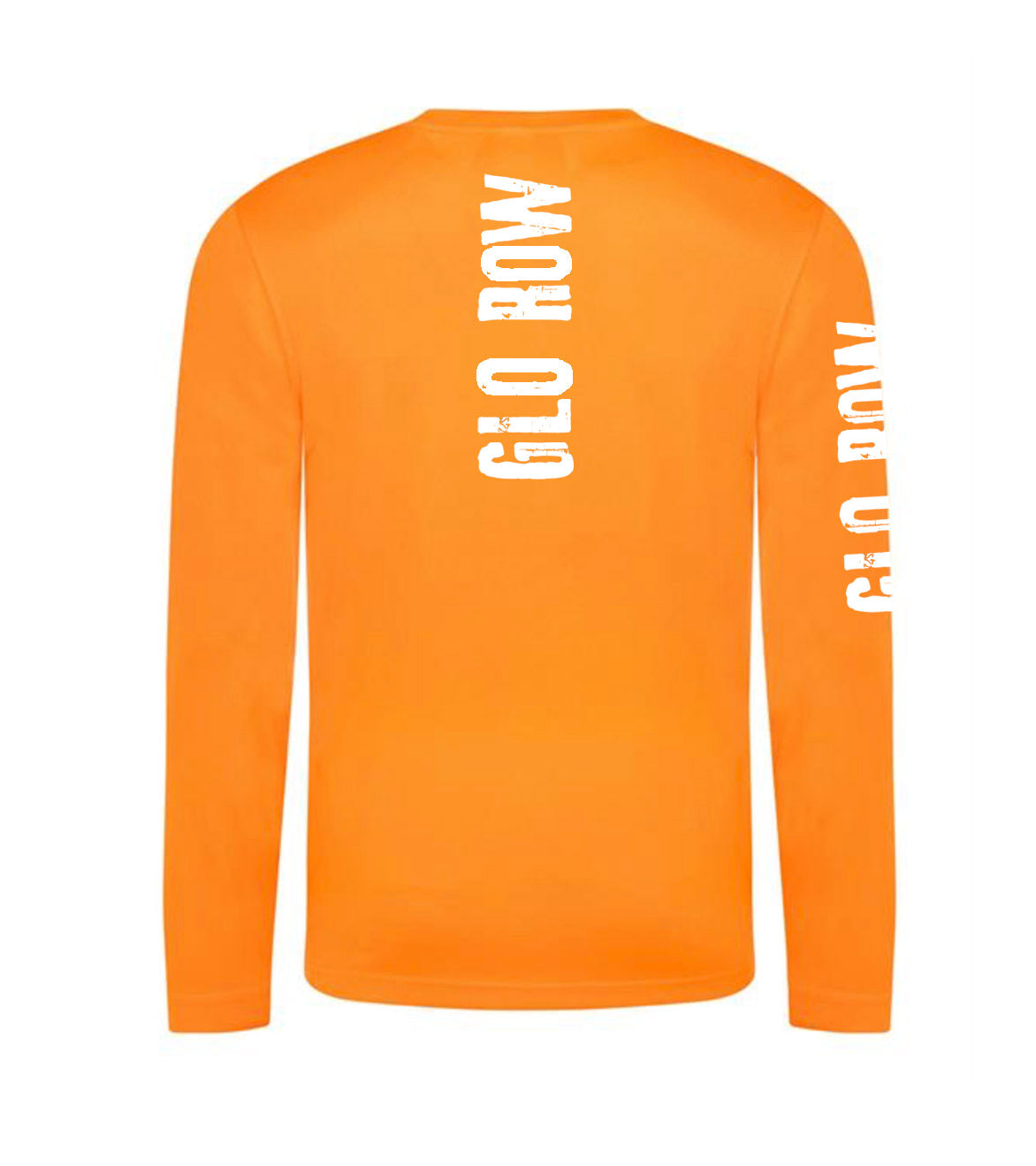 Glo Row Unisex Neon Orange Long Sleeve