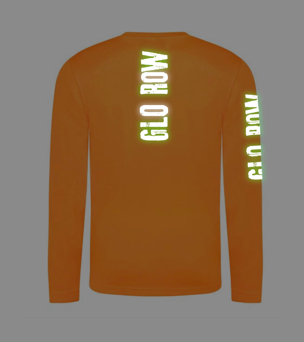 Glo Row Unisex Neon Orange Long Sleeve