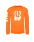 Glo Row Unisex Neon Orange Long Sleeve