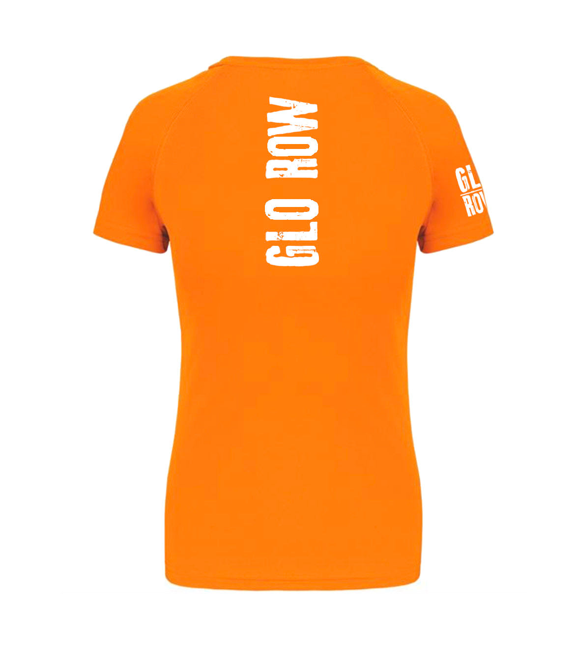 Glo Row Women’s Neon Orange Sports T-Shirt