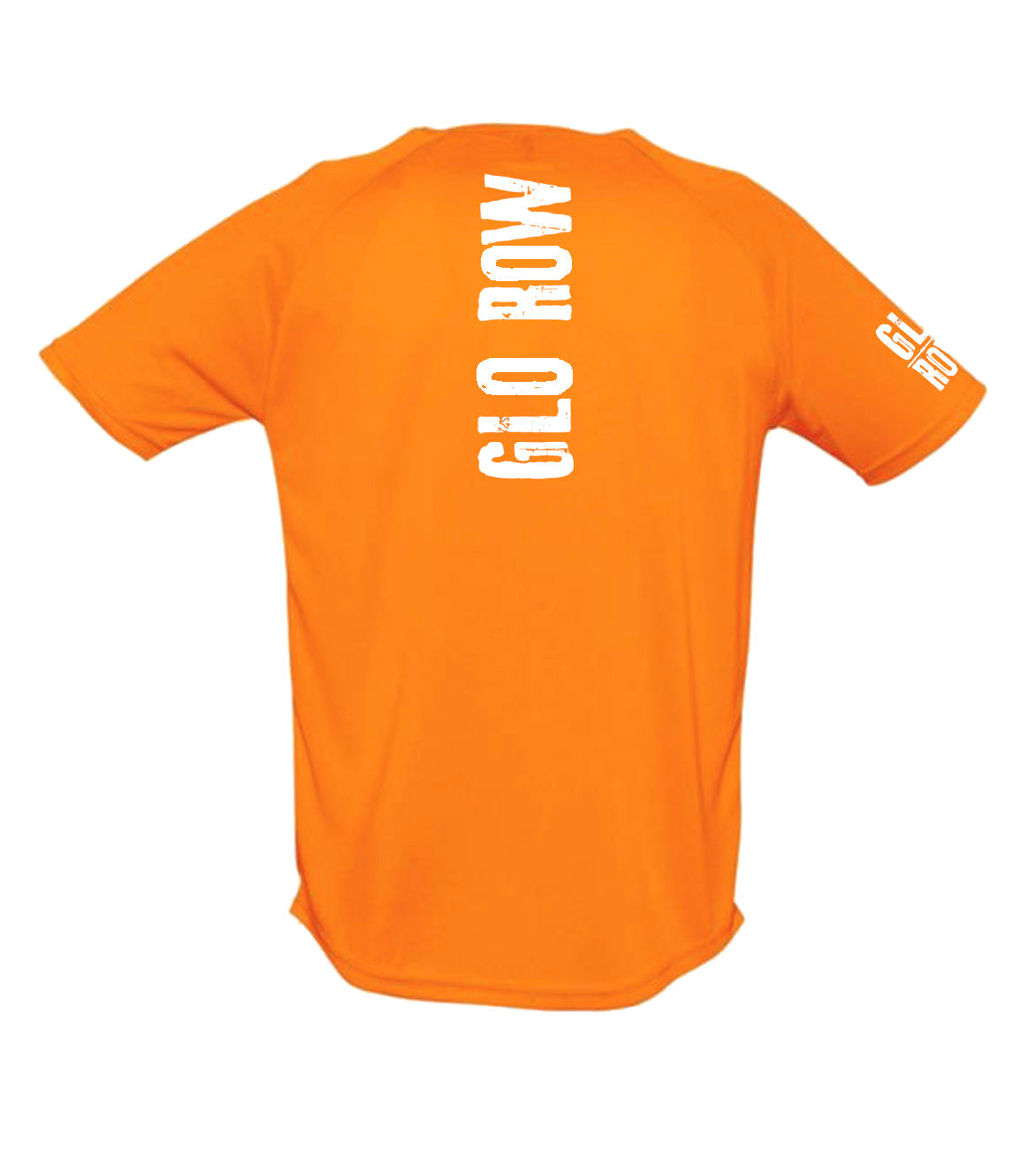 Glo Row Men’s Neon Orange Sports T-Shirt