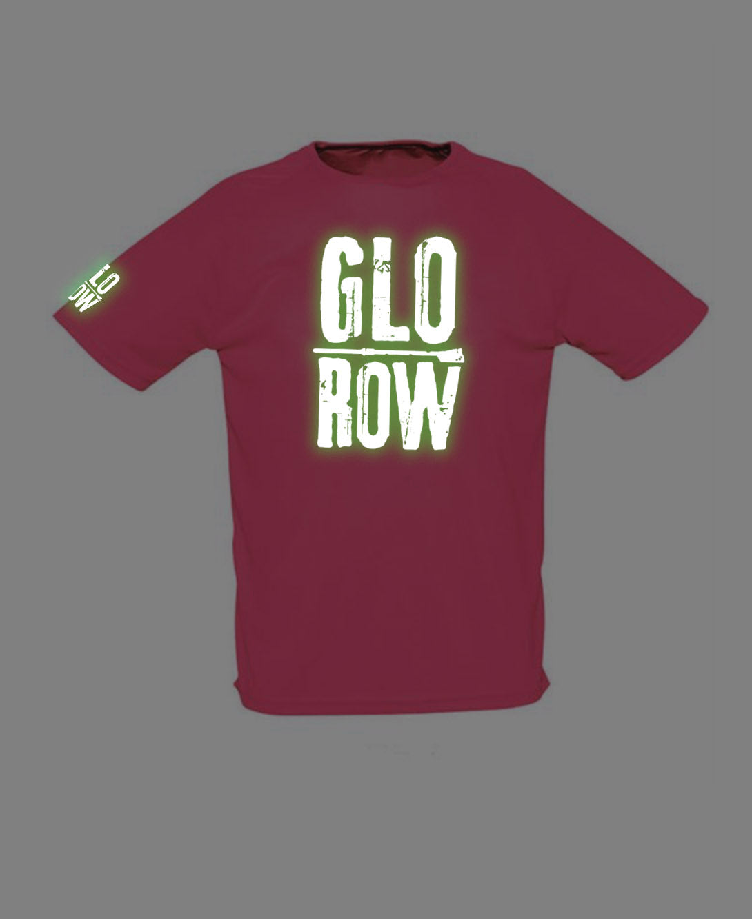 Glo Row Men’s Neon Pink Sports T-Shirt