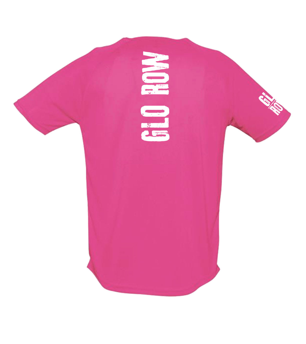 Glo Row Men’s Neon Pink Sports T-Shirt
