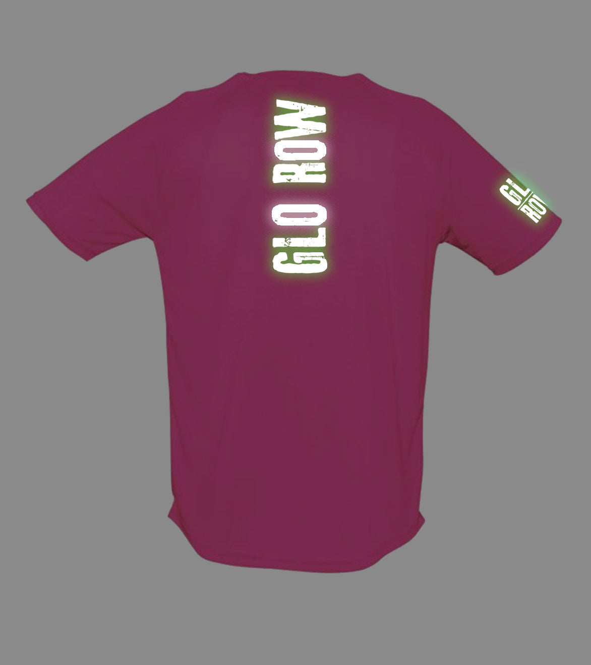 Glo Row Men’s Neon Pink Sports T-Shirt