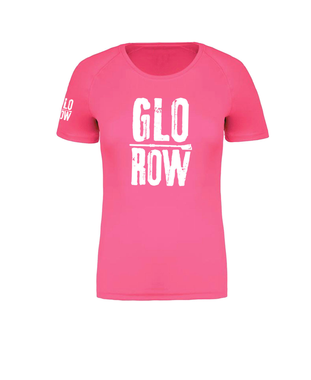 Glo Row Women’s Neon Pink Sports T-Shirt