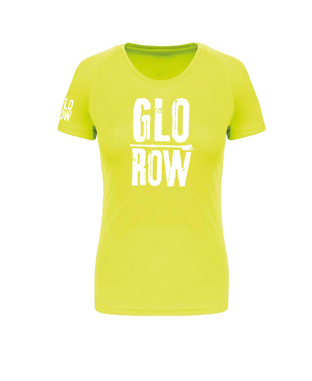 Glo Row Women’s Neon Yellow Sports T-Shirt
