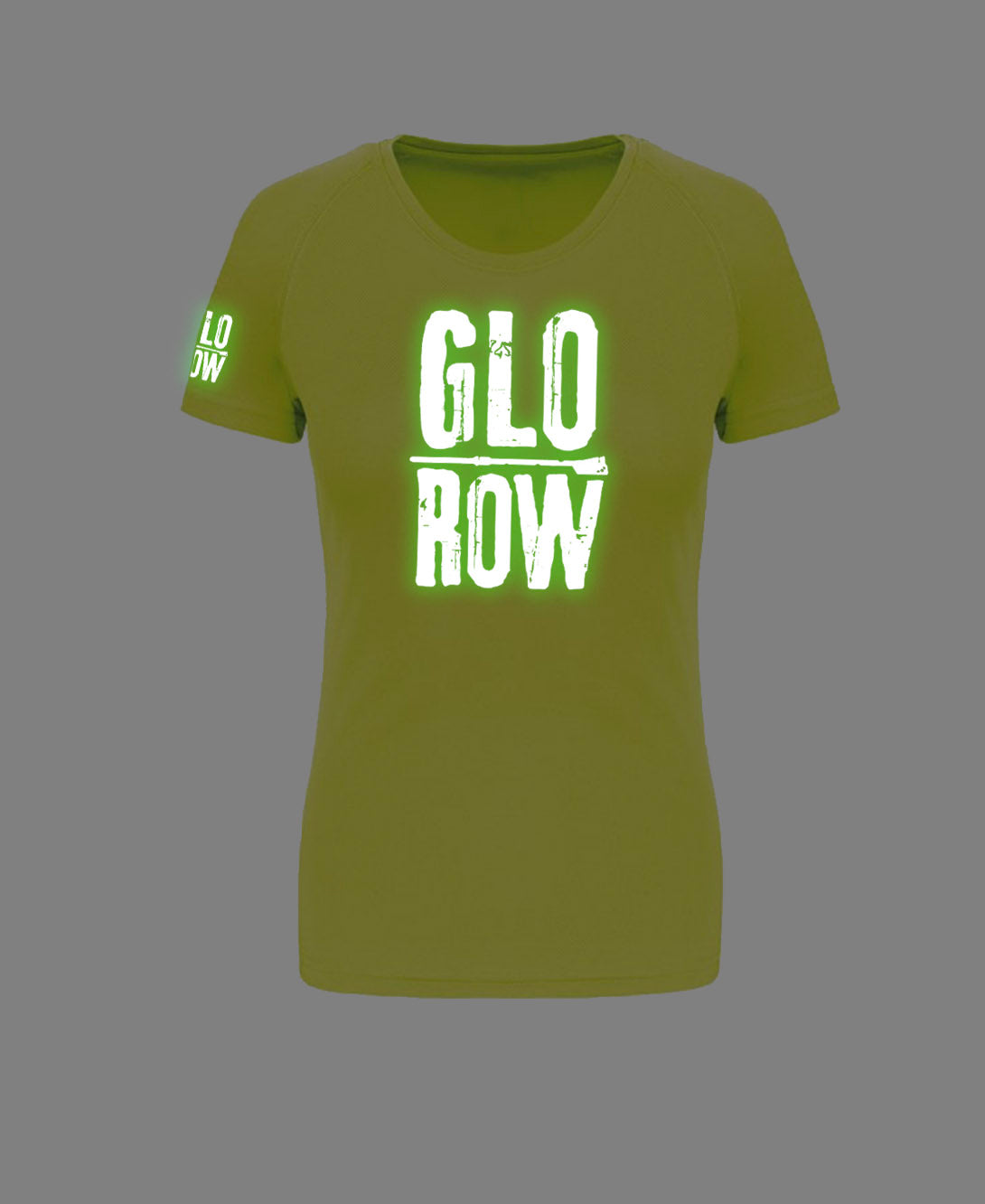 Glo Row Women’s Neon Yellow Sports T-Shirt