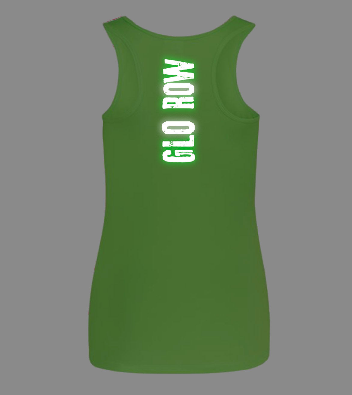 Glo Row Women's Green Racerback Vest
