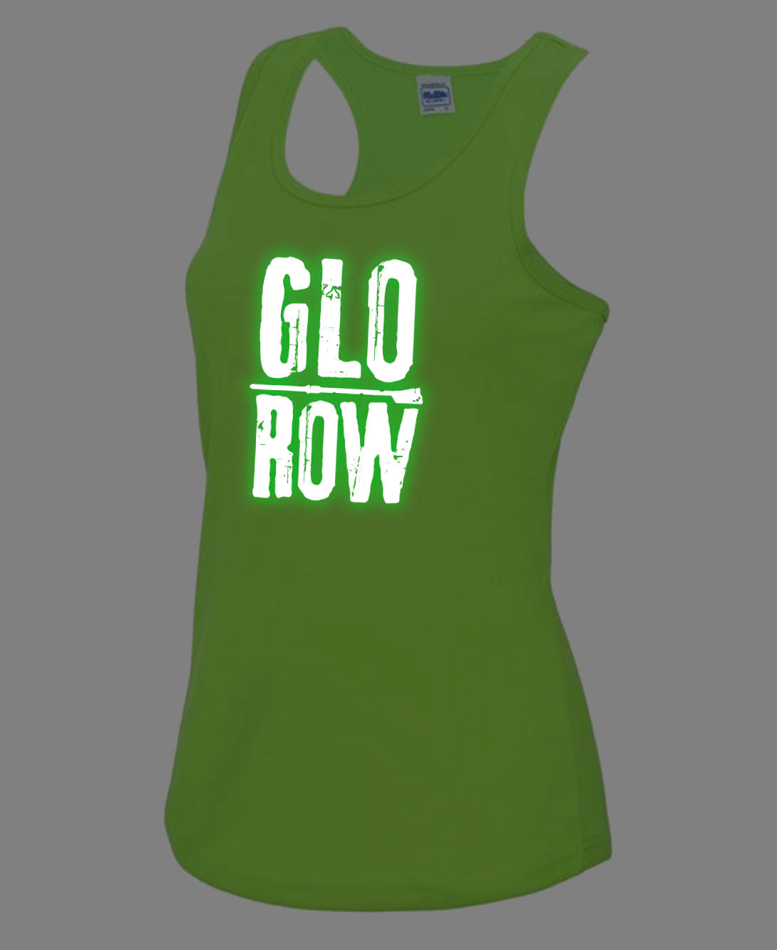 Glo Row Women's Green Racerback Vest