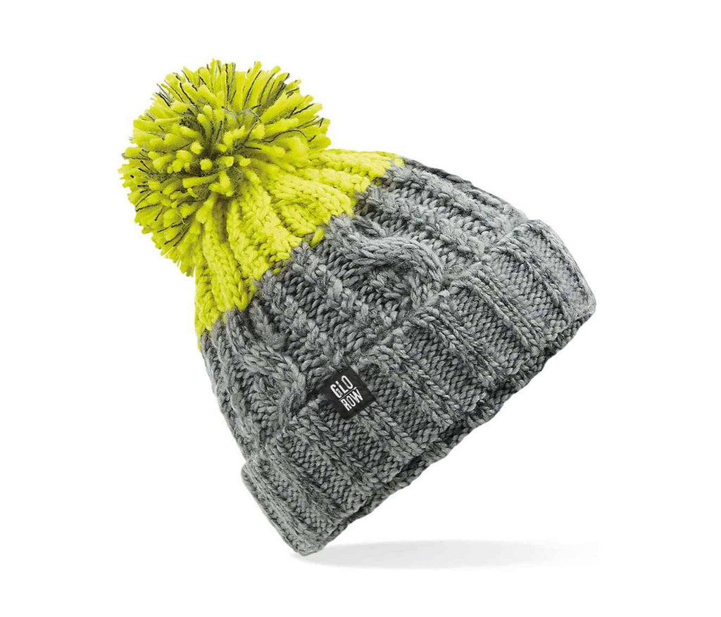 Après Beanie – Grey & Lime
