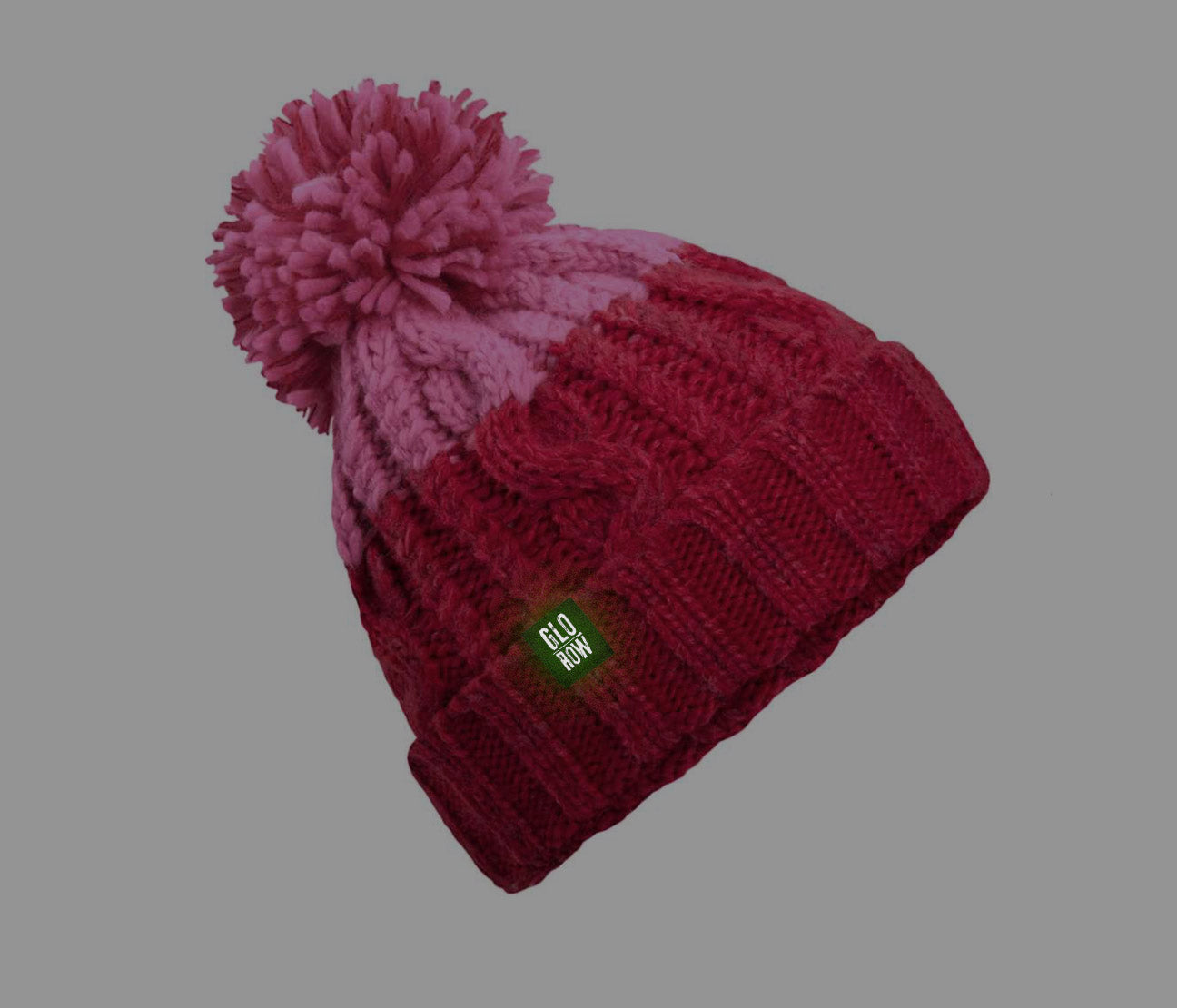 Après Beanie – Red & Pink – Glo Row