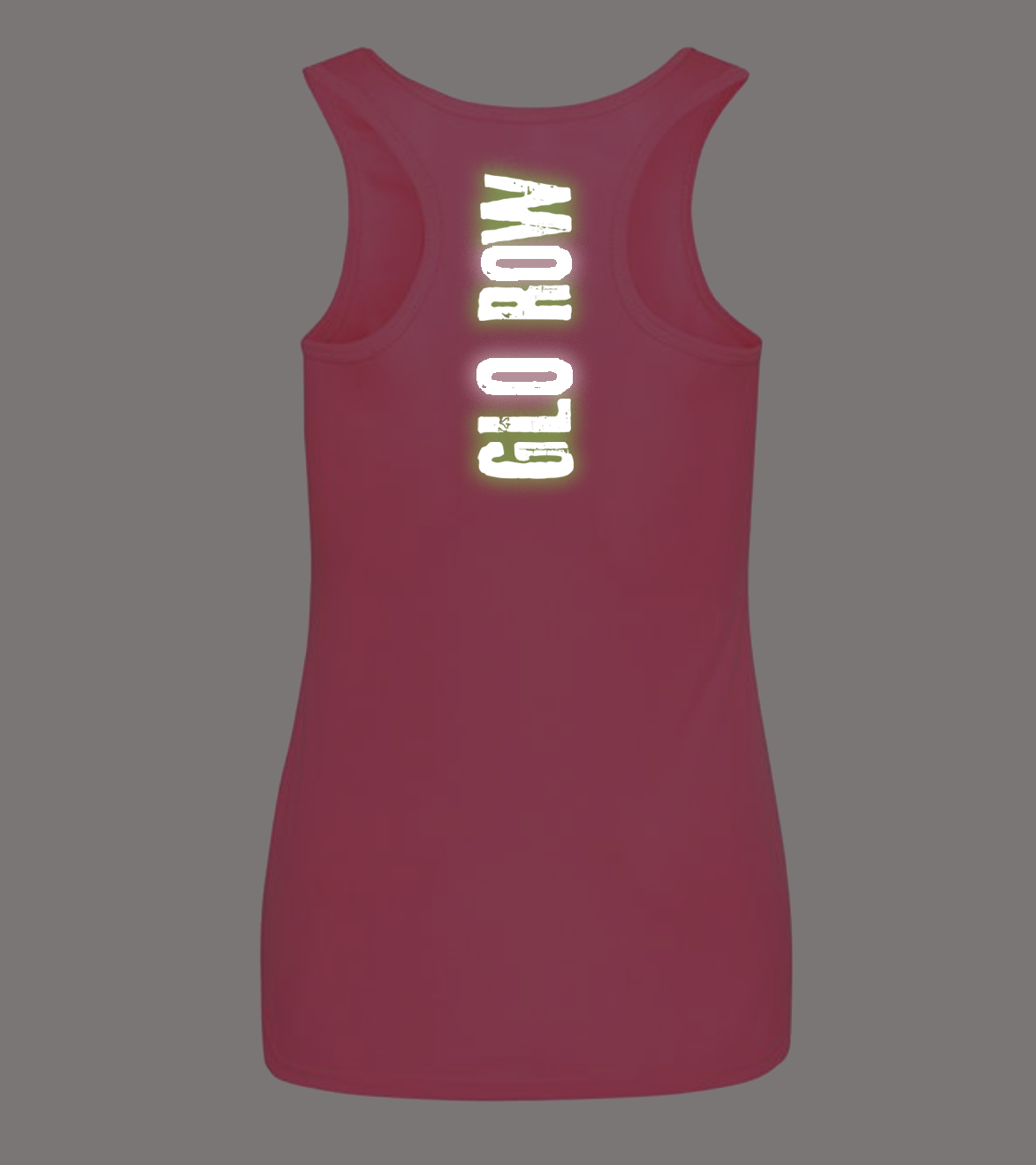 Glo Row Women's Pink Racerback Vest