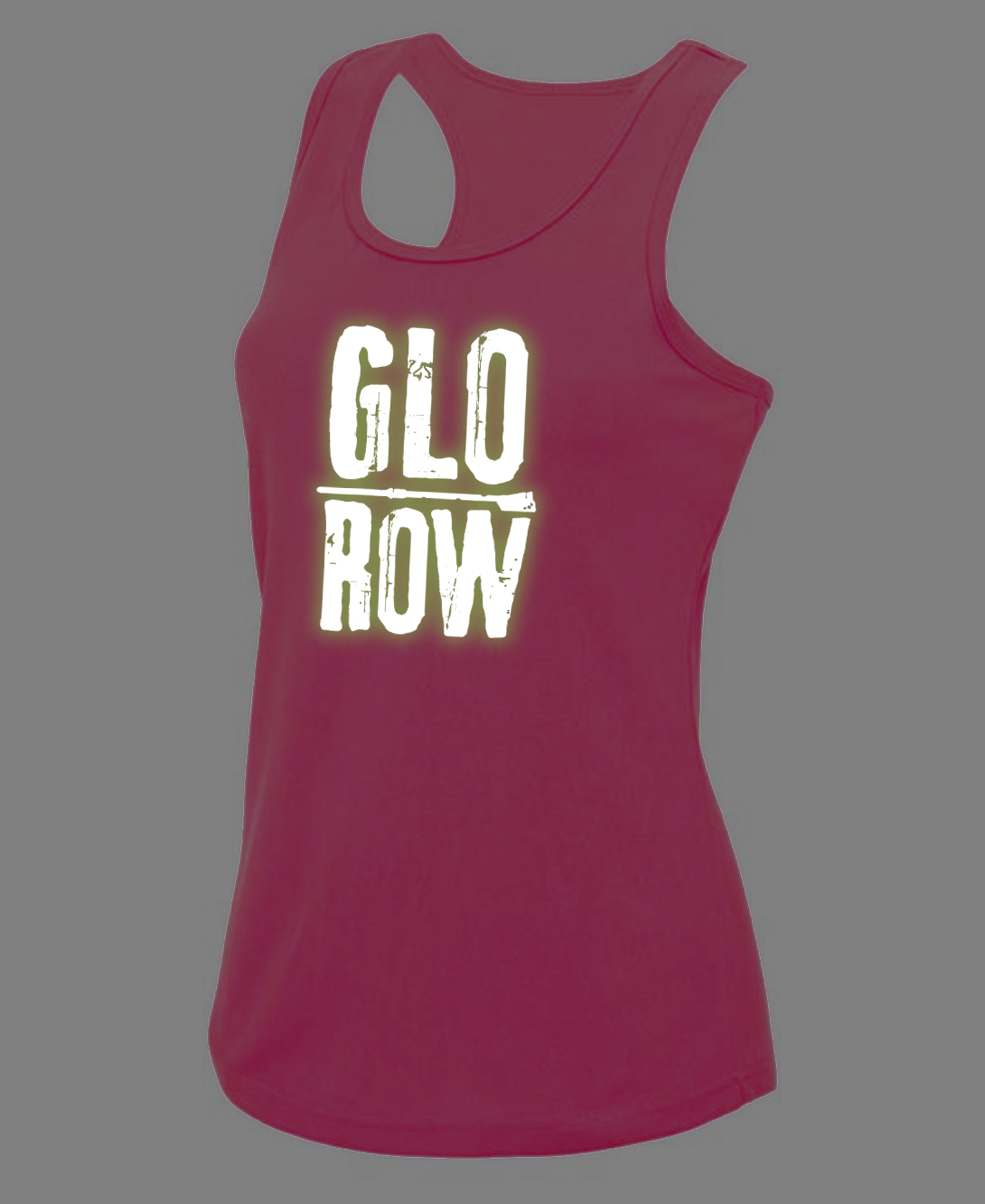 Glo Row Women's Pink Racerback Vest