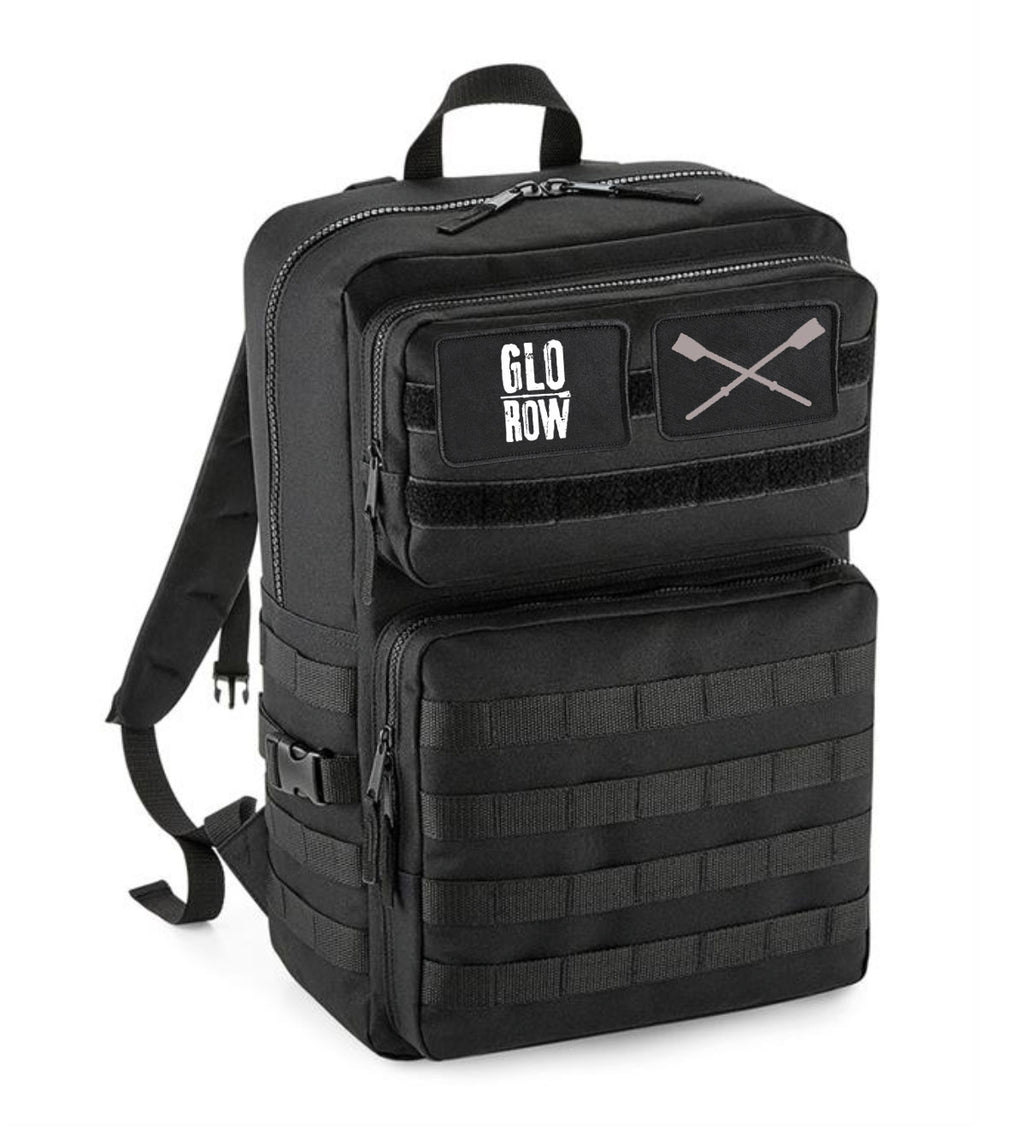 Glo Row Black Tactical Rucksack