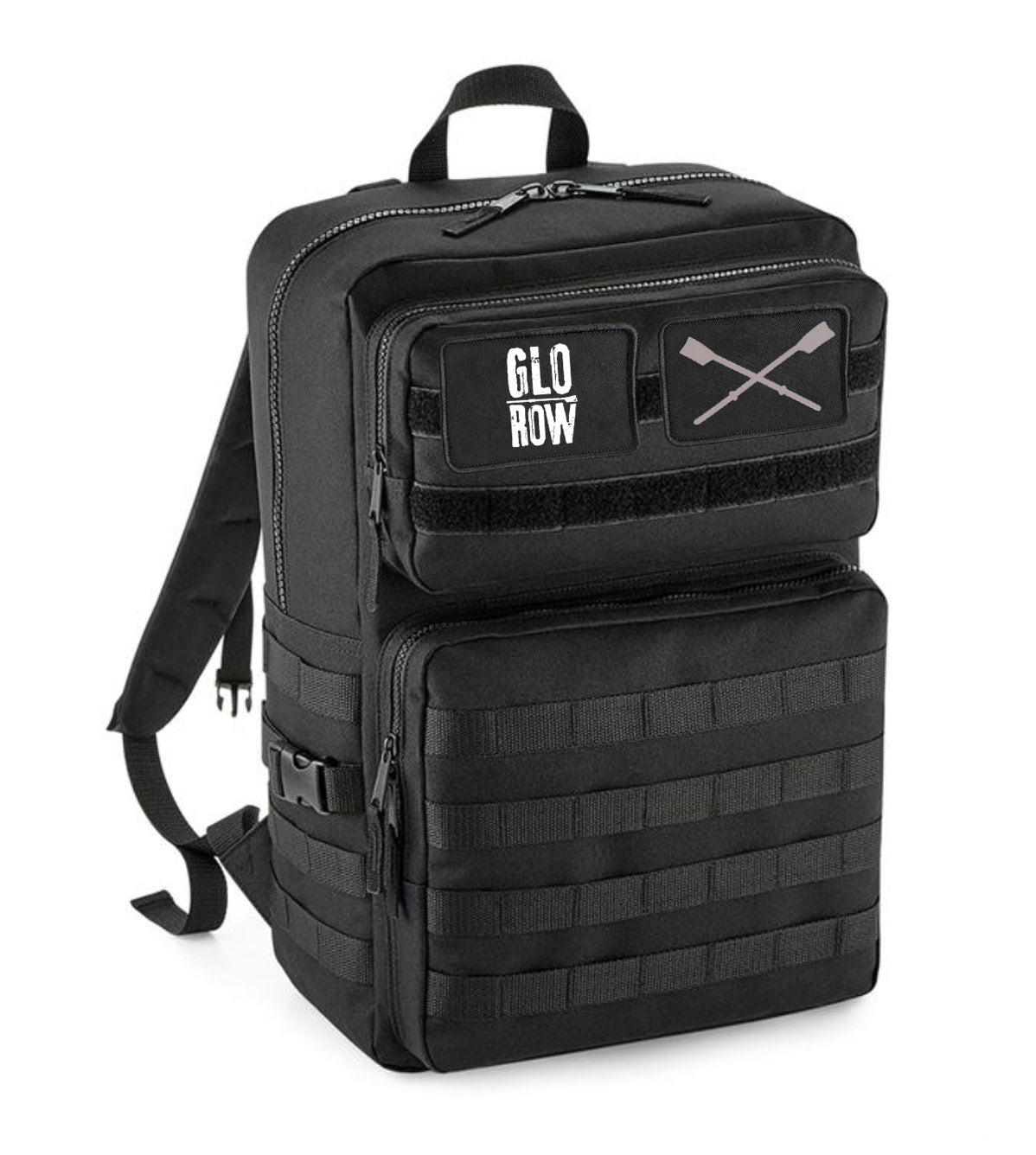 Glo Row Black Tactical Rucksack