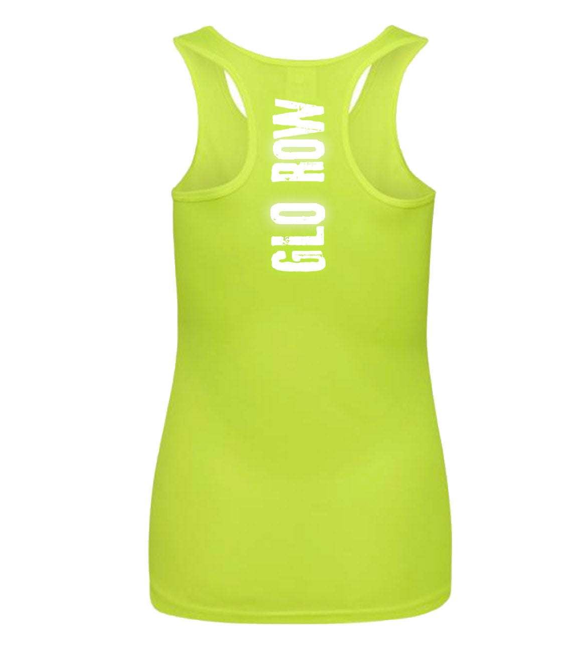 Glo Row Women's Yellow Racerback Vest