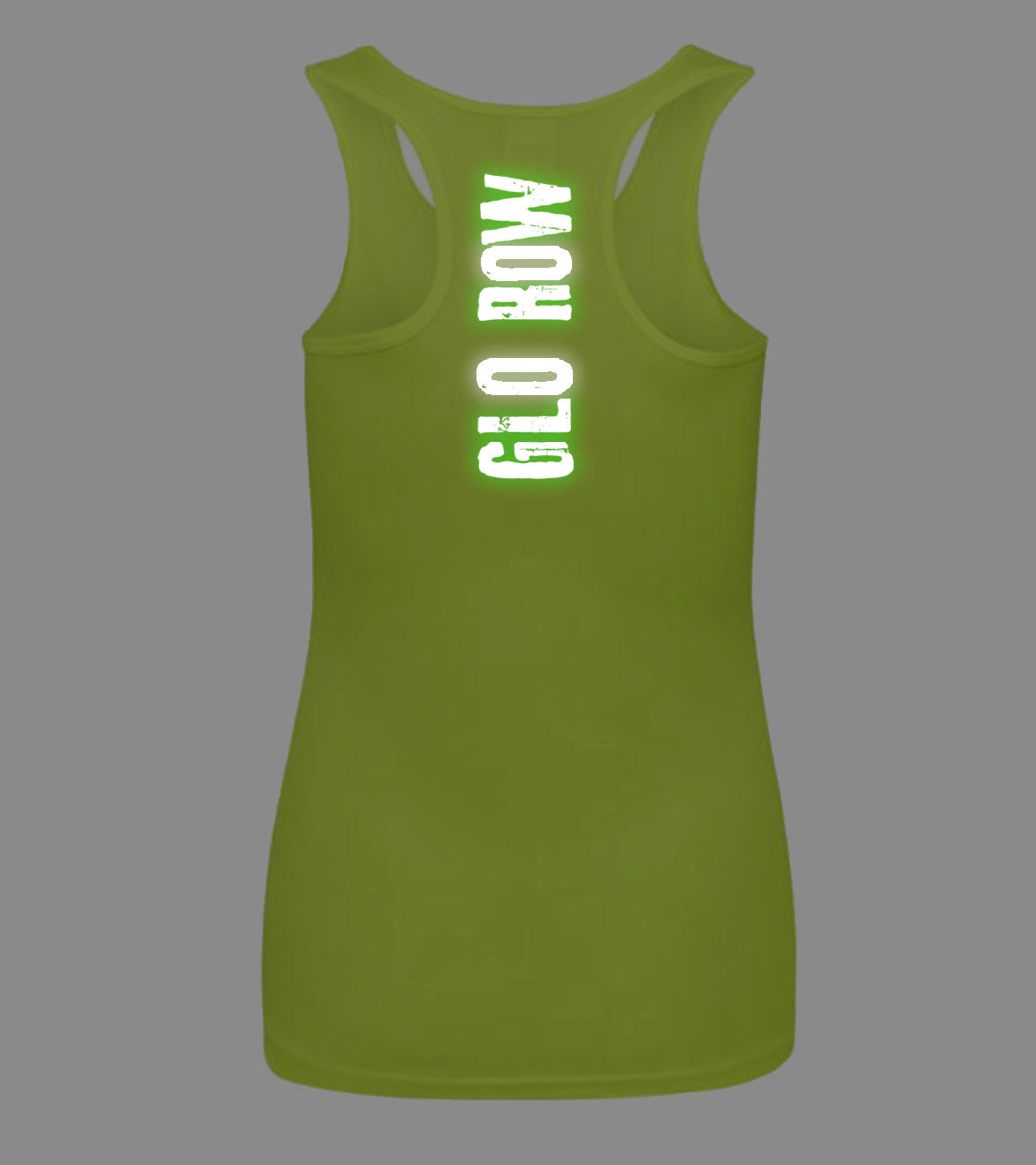 Glo Row Women's Yellow Racerback Vest