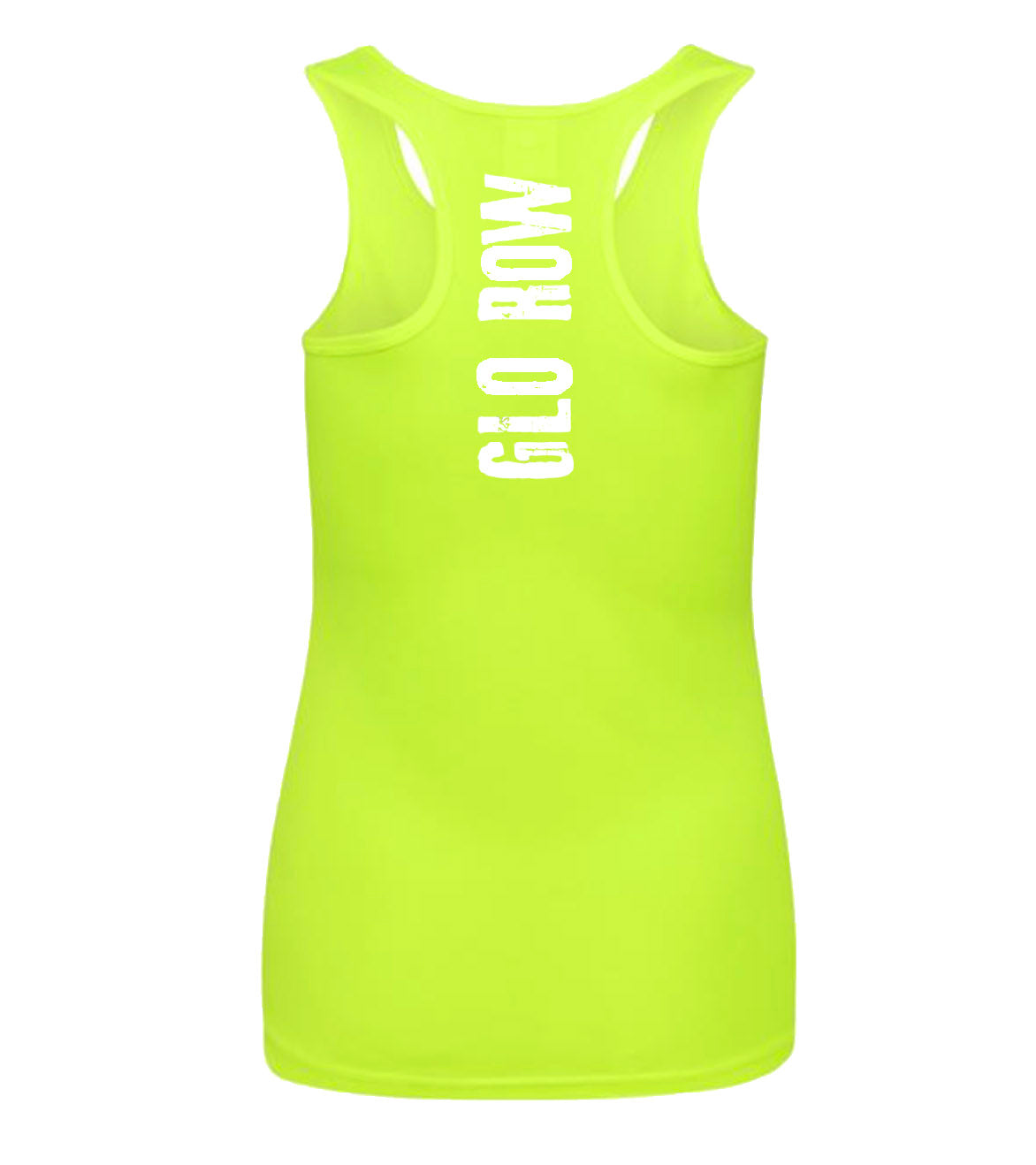 Glo Row Women's Yellow Racerback Vest