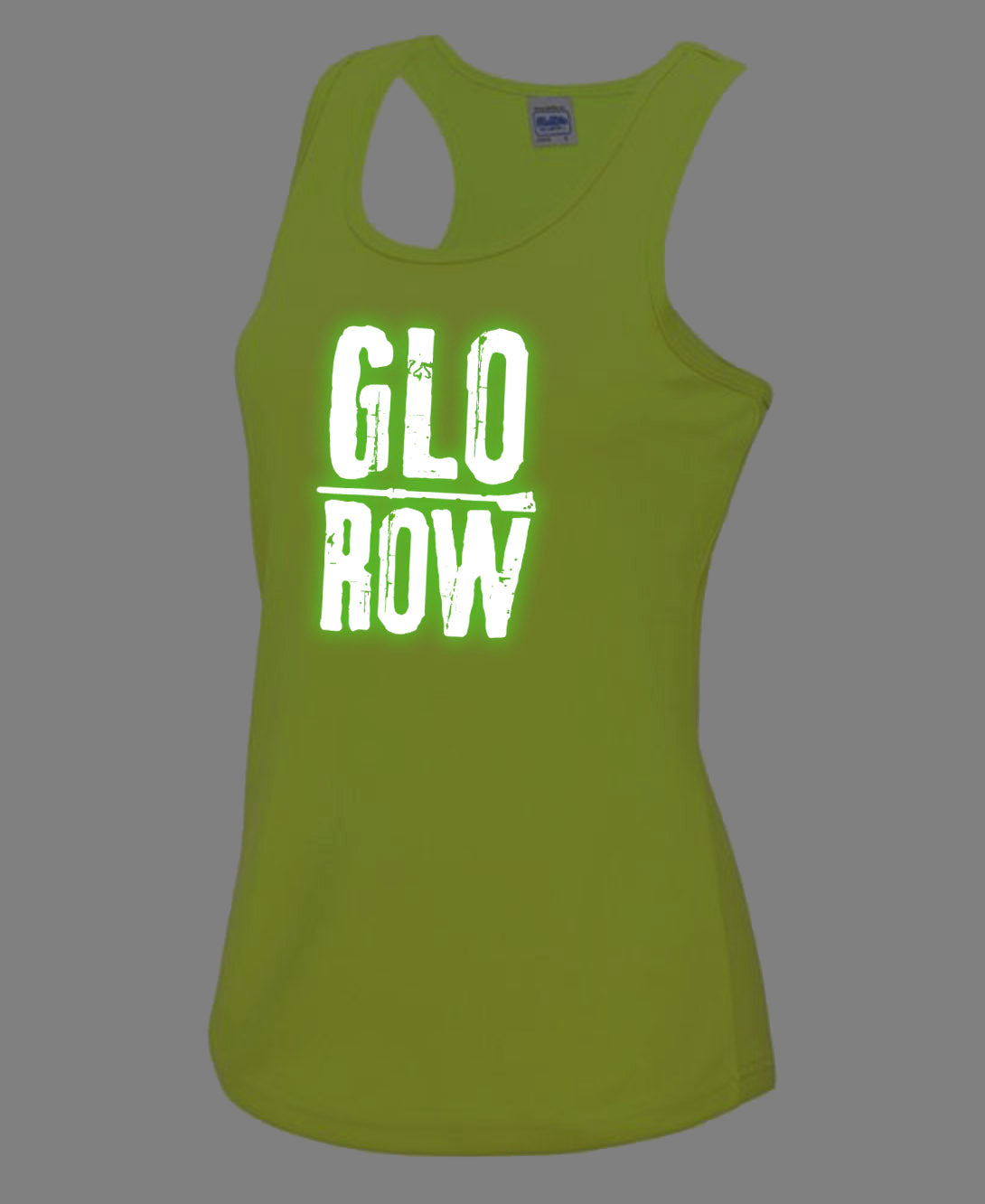 Glo Row Women's Yellow Racerback Vest