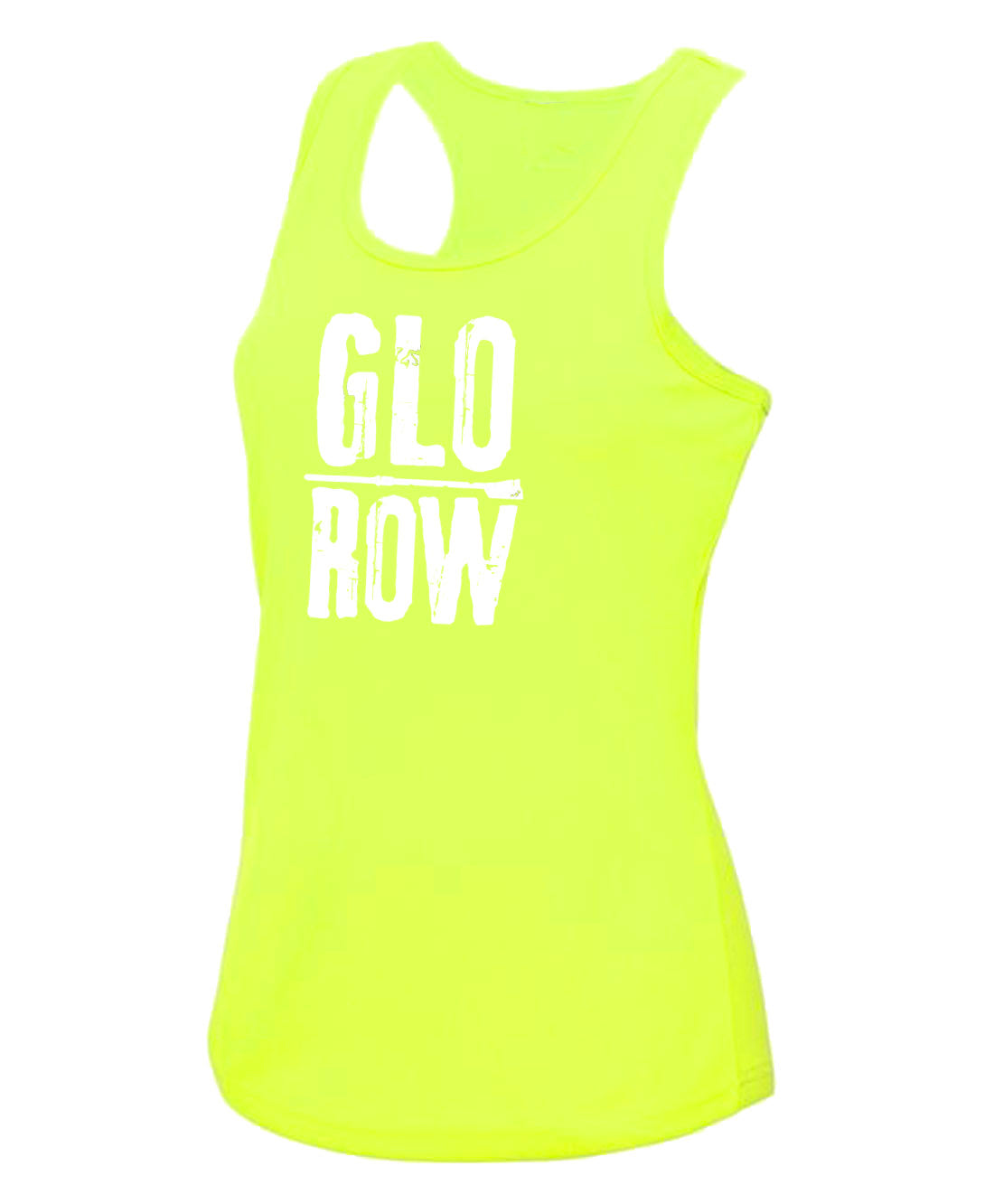 Glo Row Women's Yellow Racerback Vest